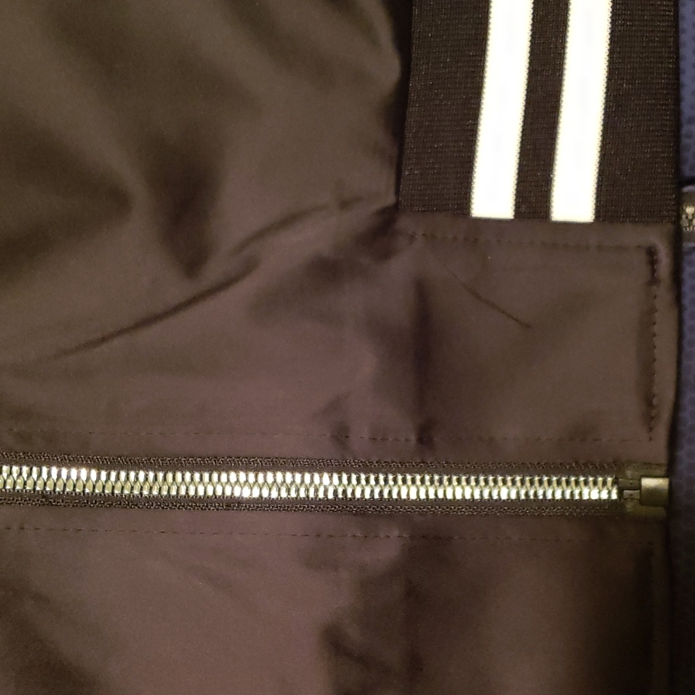 NWT Karl lagerfeld XL,XXL BLACK/WHITE MAN JACKET COLOR BLOCK BOMBER - Picture 13 of 16